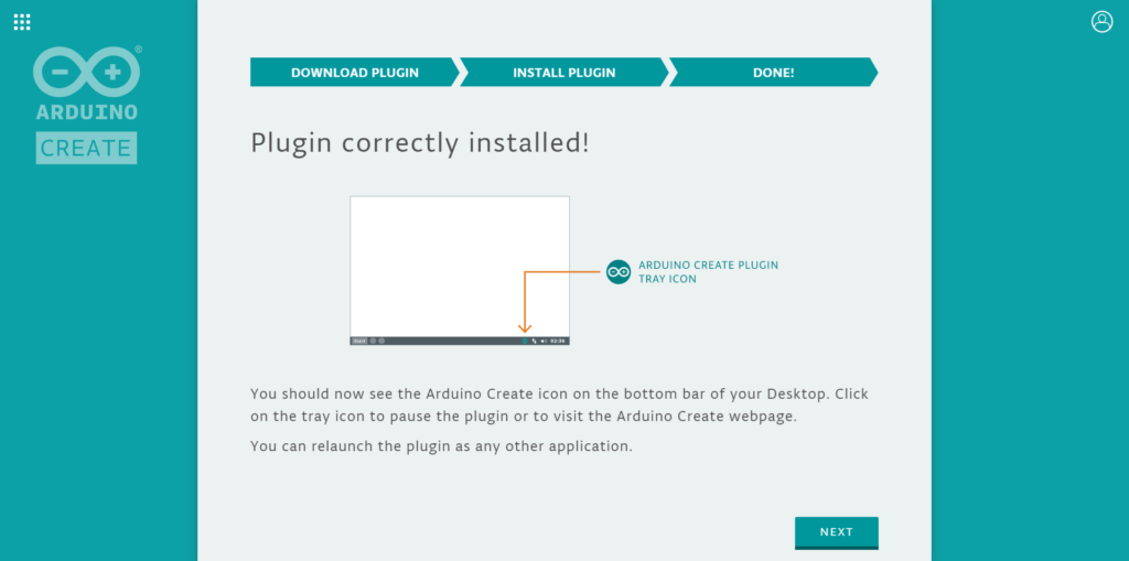 Arduino Plugin PC画面のタスクバー