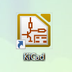KiCad インストール完了 アイコン